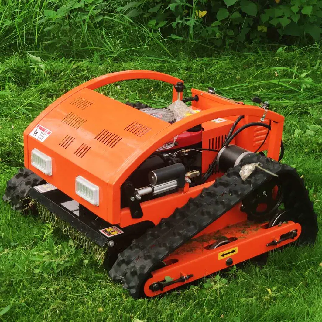 Mini Crawler Type Remote Control Robot Gasoline Engine Lawn Mower